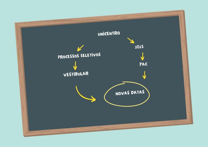 Definidas novas datas do Vestibular e do PAC Unicentro