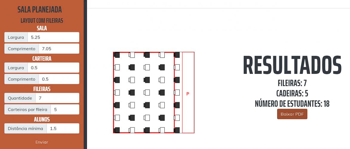 Aplicativo gratuito calcula quantos estudantes devem ficar em cada sala de aula, respeitando distanciamento social