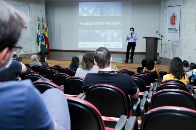 Pesquisadores da UEM apresentam resultados de estudo sobre a disseminação da Covid-19 em Maringá