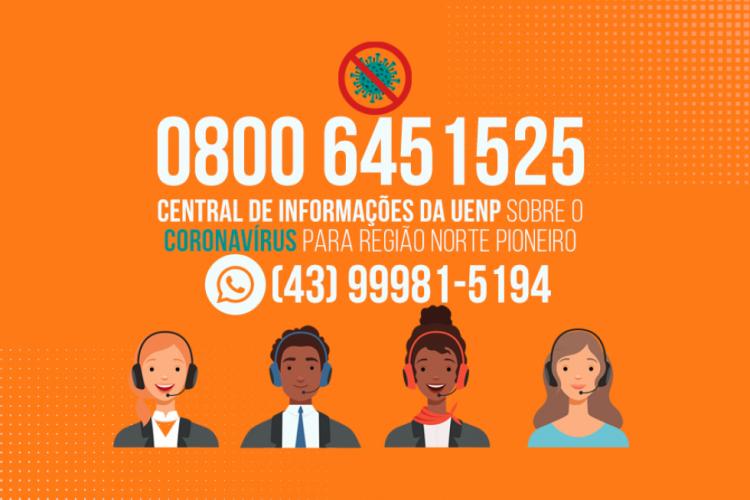 Central de Informação da UENP sobre a Covid-19 entra na segunda fase