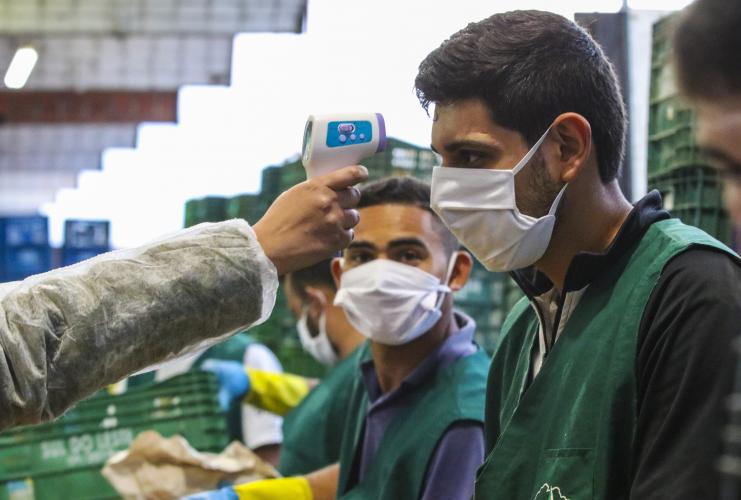 Monitoramento e orientações sobre Covid-19 reduzem contaminação na Ceasa Curitiba