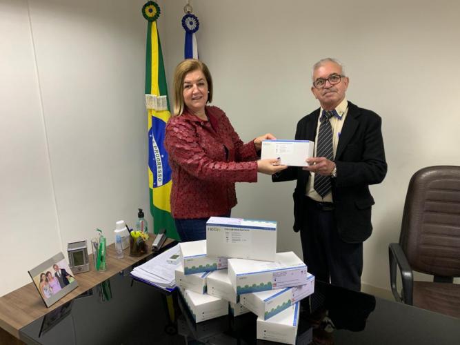 Lepac recebe da Receita Federal kits de teste rápido para a Covid-19
