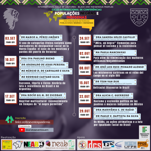 Programação do evento