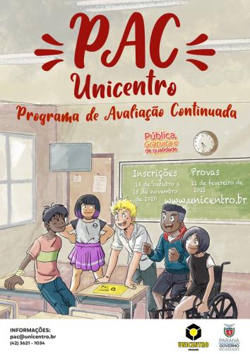 PAC Unicentro segue com inscrições abertas até 15 de novembro