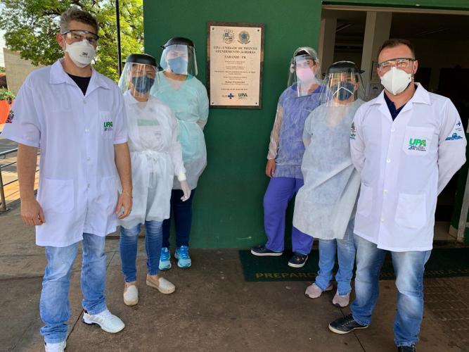 Grupo de profissionais que atuam no projeto