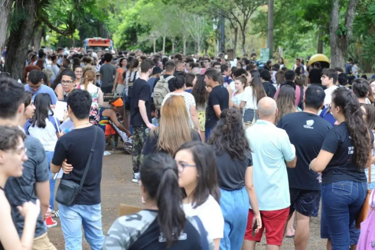 Candidatos no vestibular