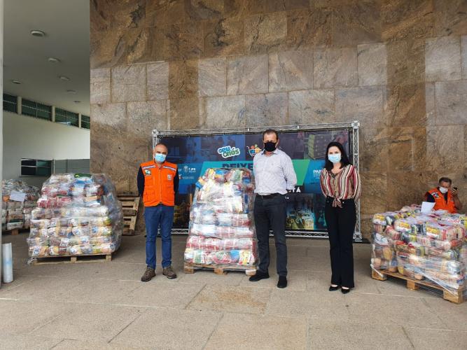 Servidores da Seti participam da 2ª edição do programa Cesta Solidária