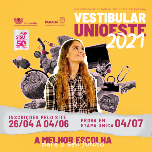 cartaz vestibular