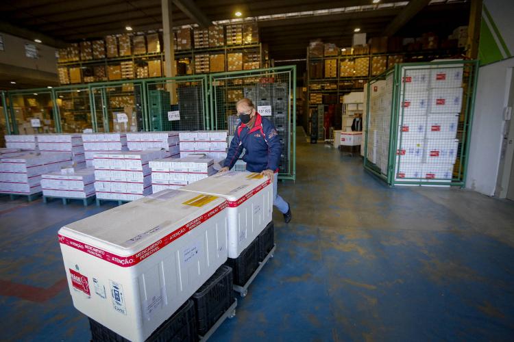 Ministério da Saúde confirma novo lote com 332,9 mil vacinas contra a Covid-19 ao Paraná