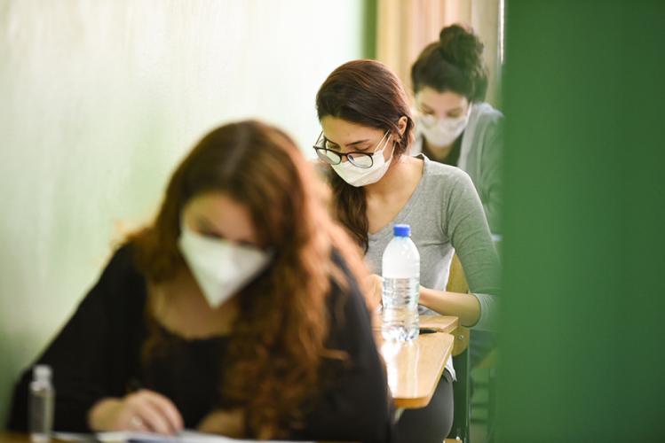 Alunos em sala de aula