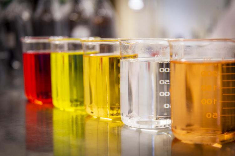 Tubos em laboratório