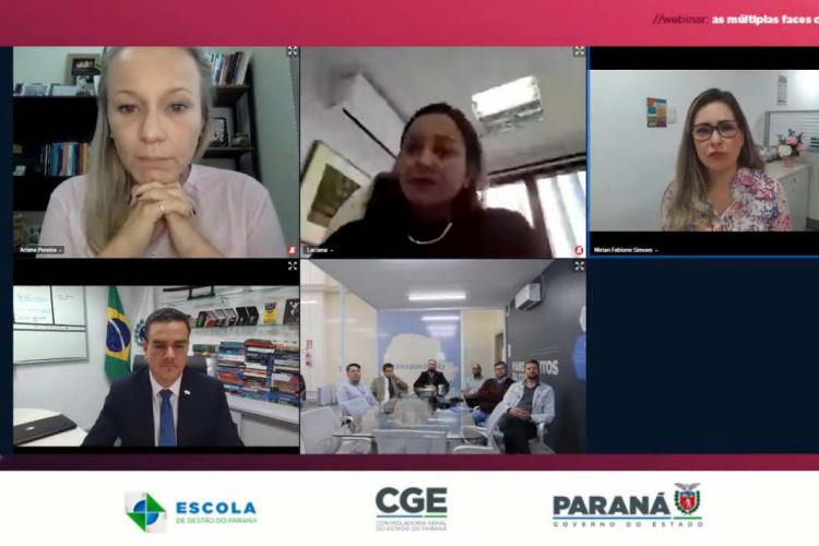 Tela do Youtube com participantes