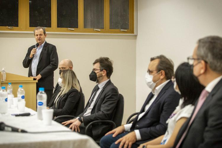 Autoridades em evento