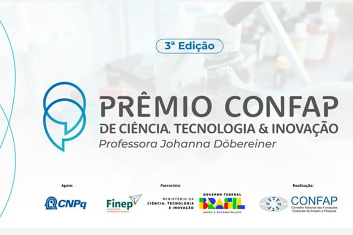 Prêmio Confap de Ciência, Tecnologia & Inovação está com inscrições abertas