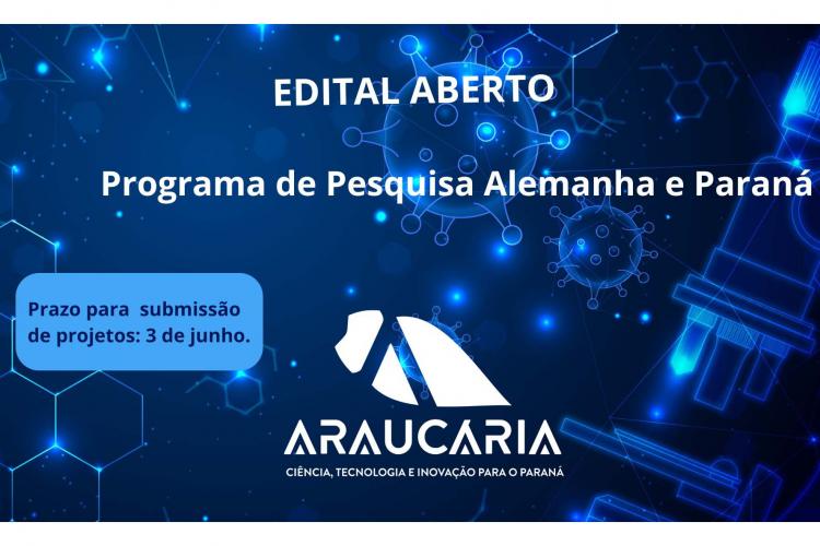 Fundação Araucária publica edital para apoiar pesquisas desenvolvidas com Alemanha