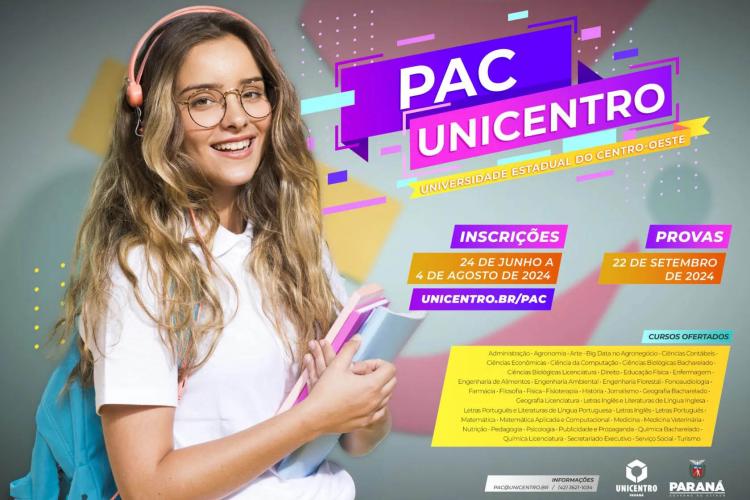 Unicentro abre inscrições para o Programa de Avaliação Continuada