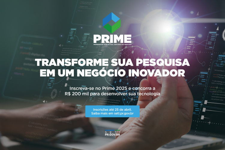 Estão abertas as inscrições para programa do Governo do Paraná que transforma pesquisas em negócios