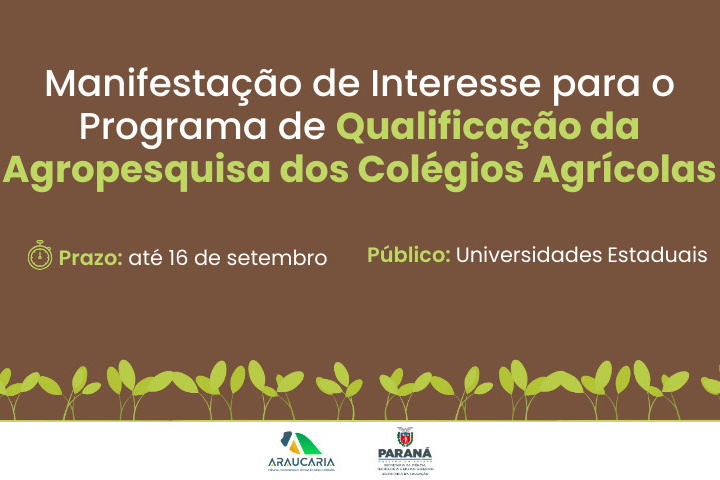 Universidades estaduais podem ofertar pós-graduação para professores de colégios agrícolas