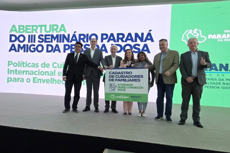 Paraná lança Cadastro do Cuidador e reforça cooperação em políticas para pessoa idosa