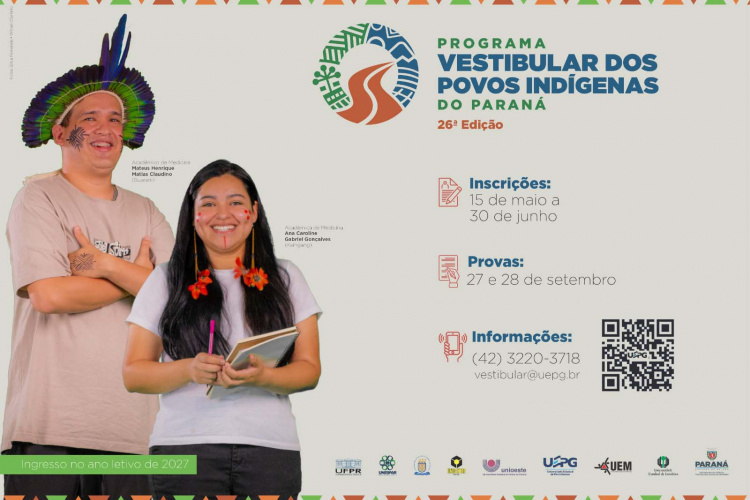 UEPG abre inscrições para o Vestibular dos Povos Indígenas para o ano letivo de 2027