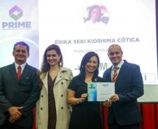 Professora Erika Seki Kioshima Cótica, da UEM, classificada em 1º lugar no Prime 2022