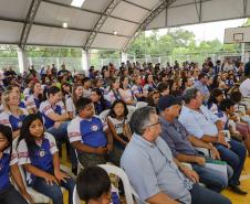 Governador inaugura obra de ampliação do maior colégio indígena do Paraná
