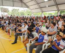 Governador inaugura obra de ampliação do maior colégio indígena do Paraná