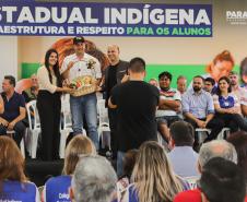 Governador inaugura obra de ampliação do maior colégio indígena do Paraná