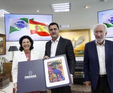 Governador e embaixadora da Espanha discutem parcerias nas áreas de infraestrutura e educação