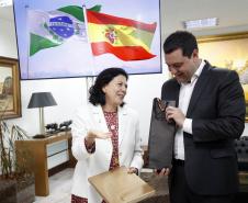 Governador e embaixadora da Espanha discutem parcerias nas áreas de infraestrutura e educação