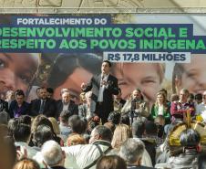 Governador anuncia Conferência Estadual dos Povos Indígenas e R$ 7 milhões para proteção social