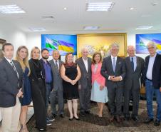 Piana recebe visita do novo embaixador da Ucrânia no Brasil e de cônsul da Coreia do Sul