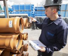 Tecpar avalia qualidade dos produtos de saneamento básico para empresas do setor