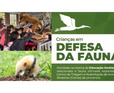 Centro de animais silvestres de Guarapuava promove ação educacional com crianças