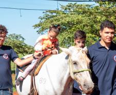 Núcleo da UENP responsável por terapia com cavalos atende 105 pessoas em Bandeirantes