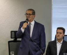 O governador Carlos Massa Ratinho Junior participa nesta terca-feira (17) da Inauguração da nova sede do CEE-PR (Conselho Estadual de Educação do Paraná)