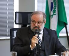 O governador Carlos Massa Ratinho Junior participa nesta terca-feira (17) da Inauguração da nova sede do CEE-PR (Conselho Estadual de Educação do Paraná)