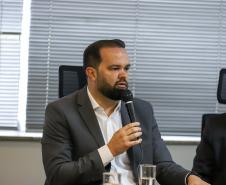 O governador Carlos Massa Ratinho Junior participa nesta terca-feira (17) da Inauguração da nova sede do CEE-PR (Conselho Estadual de Educação do Paraná)