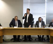 O governador Carlos Massa Ratinho Junior participa nesta terca-feira (17) da Inauguração da nova sede do CEE-PR (Conselho Estadual de Educação do Paraná)
