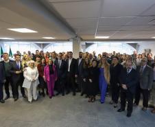 O governador Carlos Massa Ratinho Junior participa nesta terca-feira (17) da Inauguração da nova sede do CEE-PR (Conselho Estadual de Educação do Paraná)