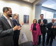 O governador Carlos Massa Ratinho Junior participa nesta terca-feira (17) da Inauguração da nova sede do CEE-PR (Conselho Estadual de Educação do Paraná)