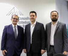 O governador Carlos Massa Ratinho Junior participa nesta terca-feira (17) da Inauguração da nova sede do CEE-PR (Conselho Estadual de Educação do Paraná)