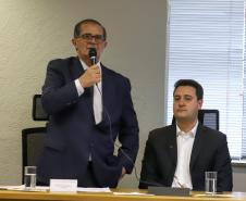O governador Carlos Massa Ratinho Junior participa nesta terca-feira (17) da Inauguração da nova sede do CEE-PR (Conselho Estadual de Educação do Paraná)