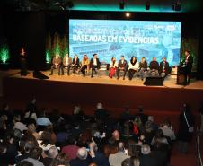 O governador Carlos Massa Ratinho Junior participa nesta quarta-feira (18) do seminário sobre os Indicadores e Políticas Públicas Baseadas em Evidências, no auditorio do Museu Oscar Niemeyer