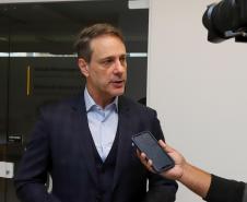 O governador Carlos Massa Ratinho Junior participa nesta quarta-feira (18) do seminário sobre os Indicadores e Políticas Públicas Baseadas em Evidências, no auditorio do Museu Oscar Niemeyer