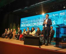 O governador Carlos Massa Ratinho Junior participa nesta quarta-feira (18) do seminário sobre os Indicadores e Políticas Públicas Baseadas em Evidências, no auditorio do Museu Oscar Niemeyer