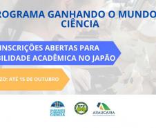 Ganhando o Mundo da Ciência abre inscrições para mobilidade acadêmica no Japão
