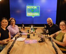 Ações do Paraná Rosa são destaques do podcast Notícia Boa Paraná
