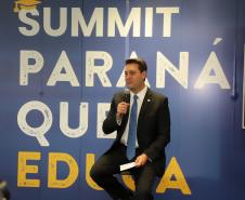 Ratinho Junior destaca conquistas da educação em evento da Gazeta do Povo