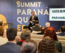 Ratinho Junior destaca conquistas da educação em evento da Gazeta do Povo
